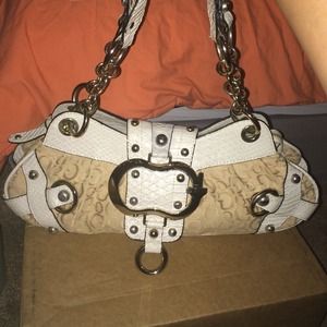 Light used Guess satchel