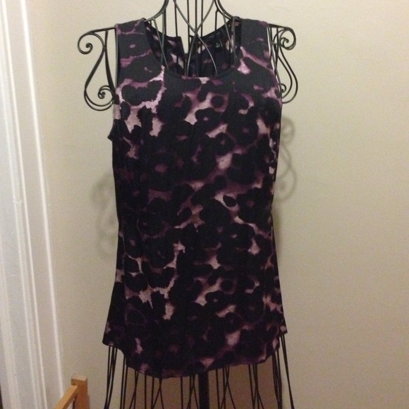 Ann Taylor cheetah print tank