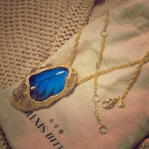 Alexis Bittar Jardin Papillion butterfly necklace