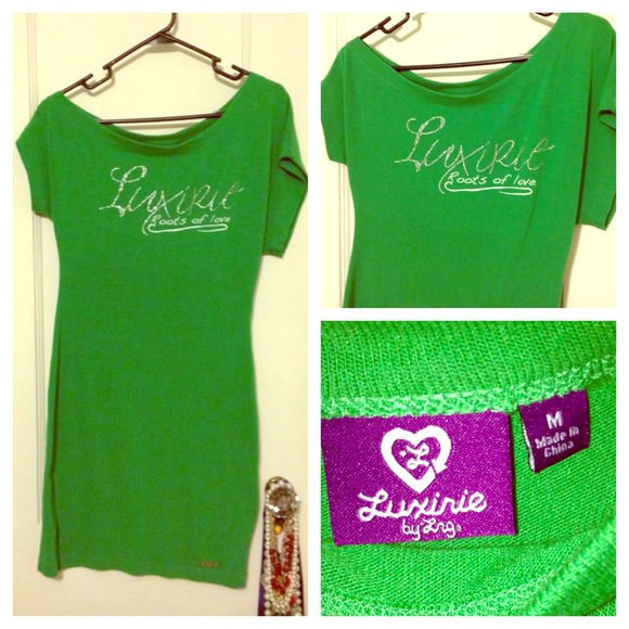 Flirty Luxirie off the shoulder dress