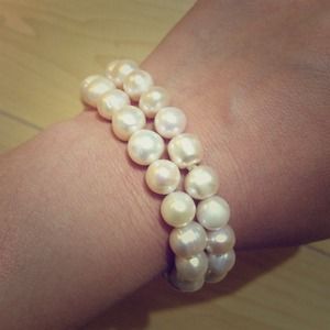 🔷SOLD🔷Light pink pearl bracelets set of 2