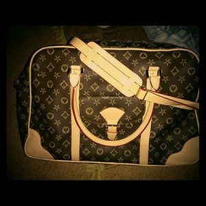 *Reduced* Cute over night leather bag