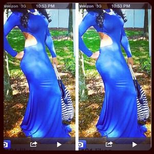 Cut-out mermaid dress