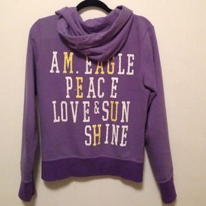 American Eagle Hoodie {Purple}