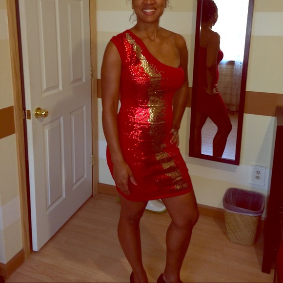 Red 2Bebe Dress