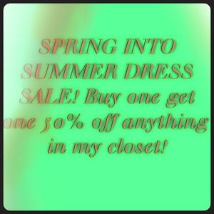 Dress sale!