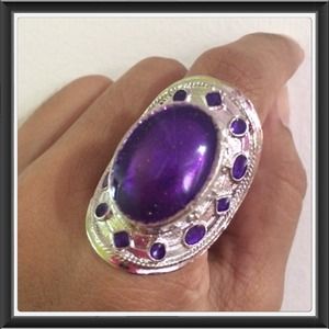 Pretty Purple Stone Ring