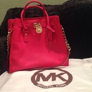 Michael Kors Large Mandarin Hamilton in Saffiano
