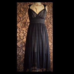 Max Studio Special Edition Black Layer Lace Dress