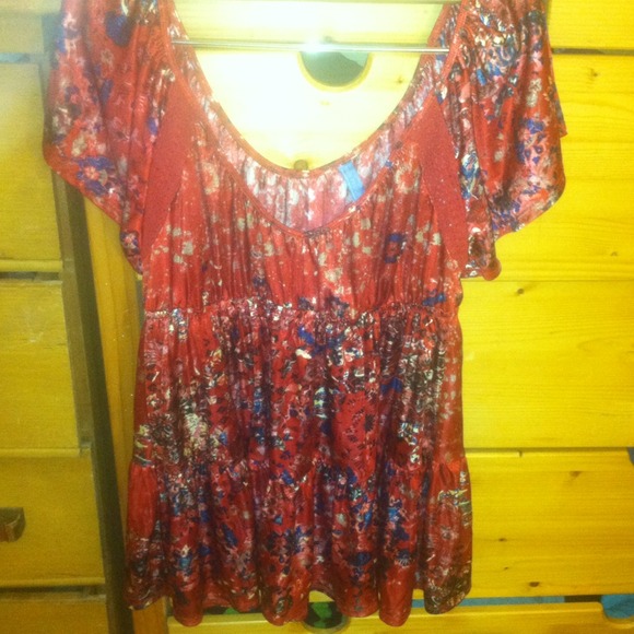 Free people peasant blouse