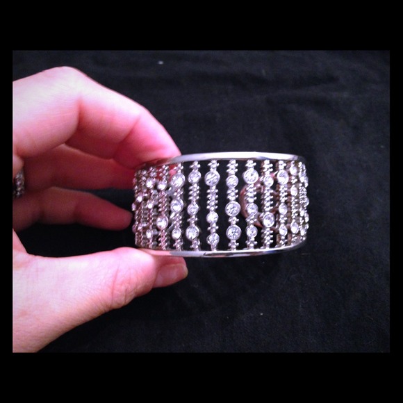Extra wide cuff bracelet.