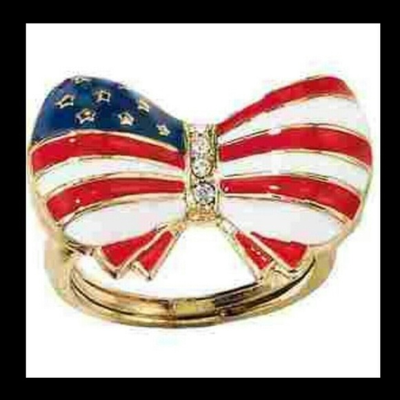 Patriotic Bow Ring
