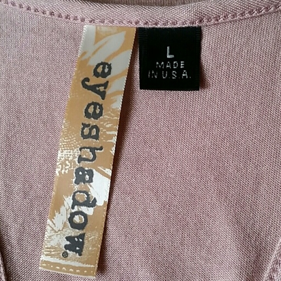 SOLD IN BUNDLE Large rose metallic stripe tank - Picture 3 of 3