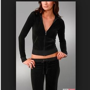 Juicy couture velor track suit