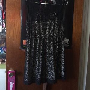 Black cocktail dress