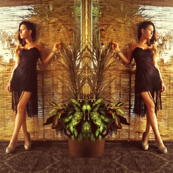 Vintage Swinger Dress Circa 80's - Picture 4 of 4