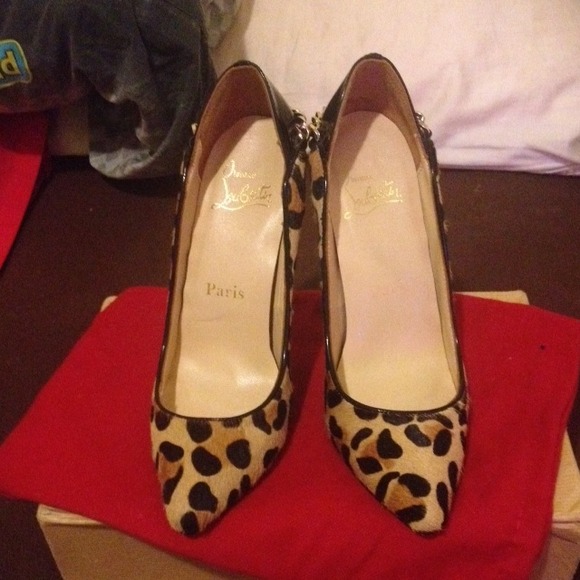SOLD👌 cl leopard heels
