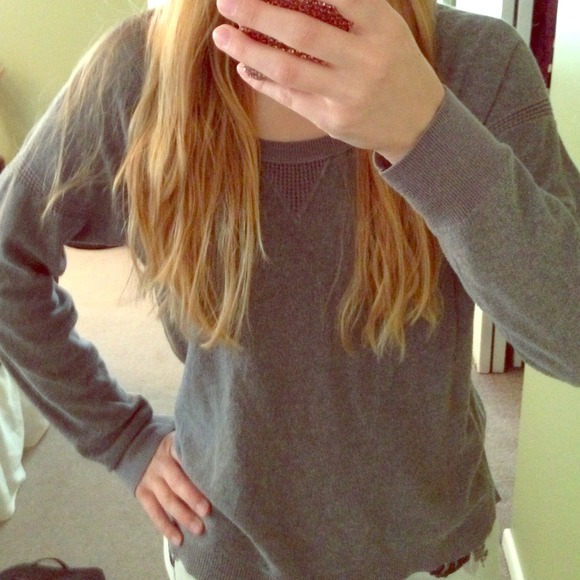 Big and comfy gray sweater