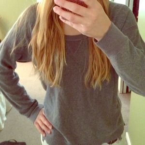 Big and comfy gray sweater