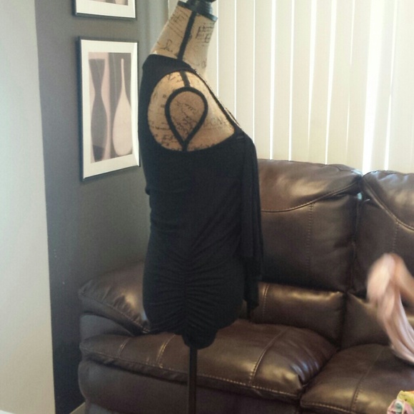 *sold in bundle*Black tank with beading - Picture 2 of 4