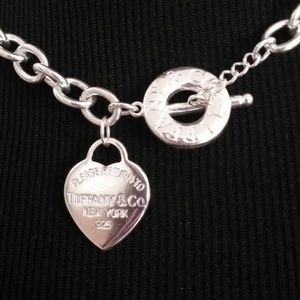 Tiffanys Inspired Necklace and Bracelet Set