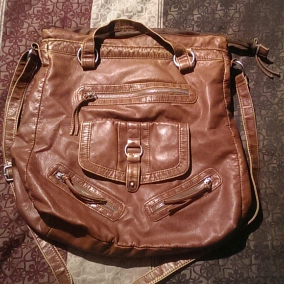 PRICE REDUCED "Faded" leather purse.
