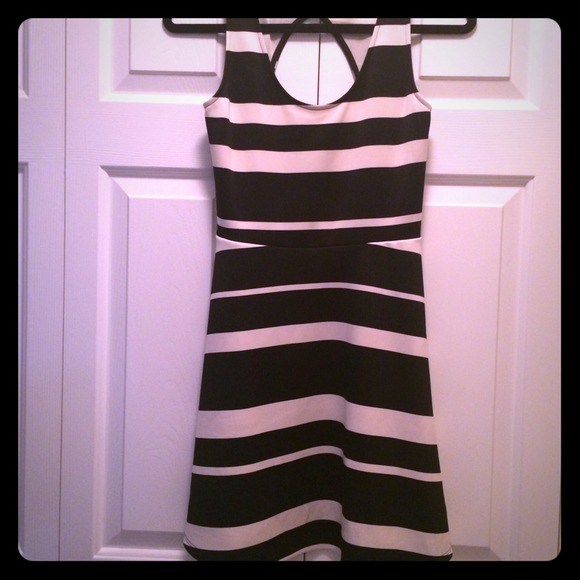 Black and White Tank Dress
