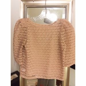 Gorgeous beige lace shirt