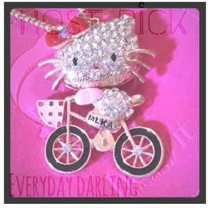 "Hello Kitty" on a bike