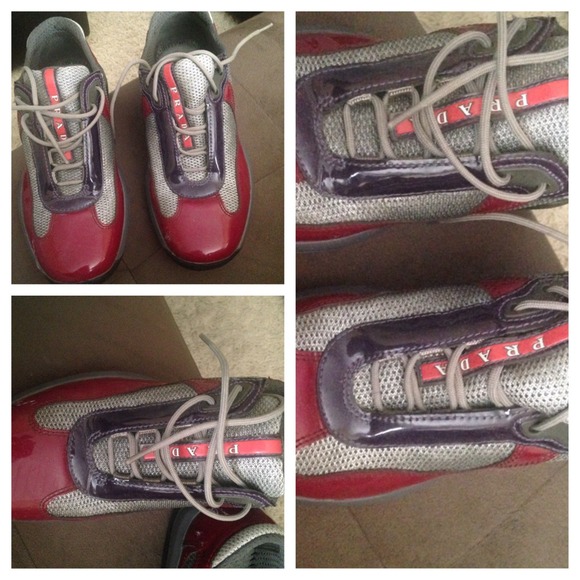 AUTHENTIC Prada sneakers only 180$ Paypal$150