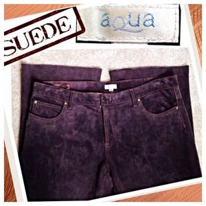 Suede Pants