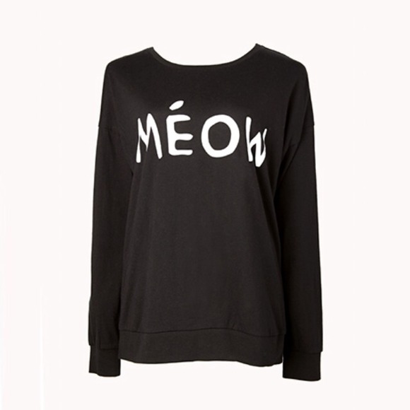 "Meow" graphic lingerie top. - Picture 3 of 3