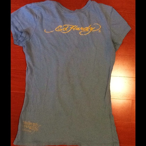 🚫SOLD🚫🌺Ed Hardy top🌺 - Picture 2 of 3