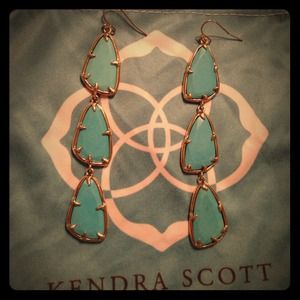 NWT Kendra Scott Turquoise Lillian Earrings