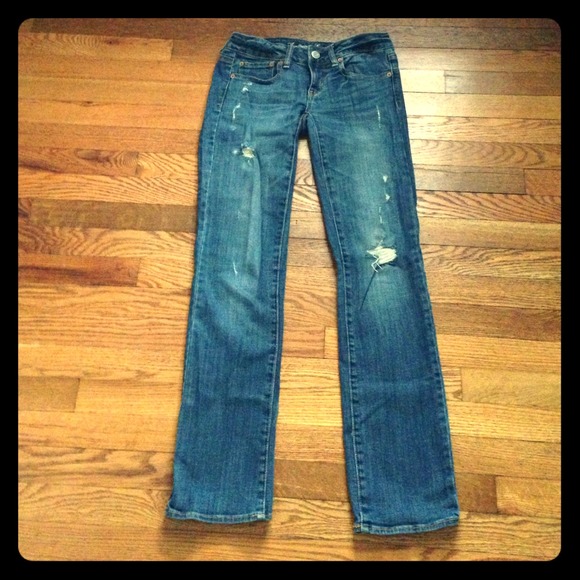 American Eagle straight cut jeans.