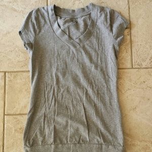 Heather Gray V Neck