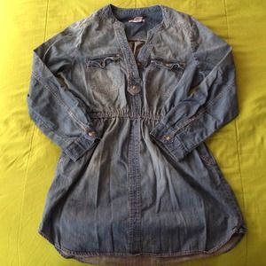 Denim shrimp dress
