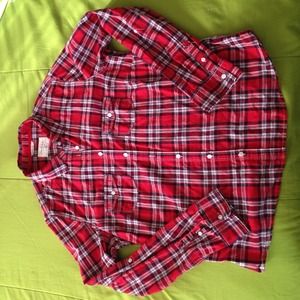 Aeropostale long sleeve plaid shirt