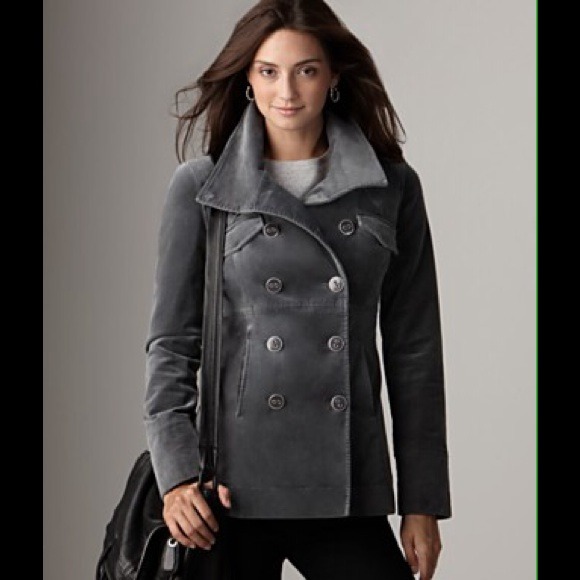 Lyst Calvin Klein Pee Wool Blend Peacoat In Blue Calvin Klein Faux Fur Trim Puffer Down Jacket Coats Women Macy S