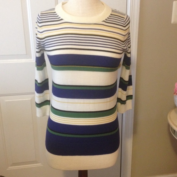 J. Crew Sweaters - J. Crew Collection Striped merino wool sweater