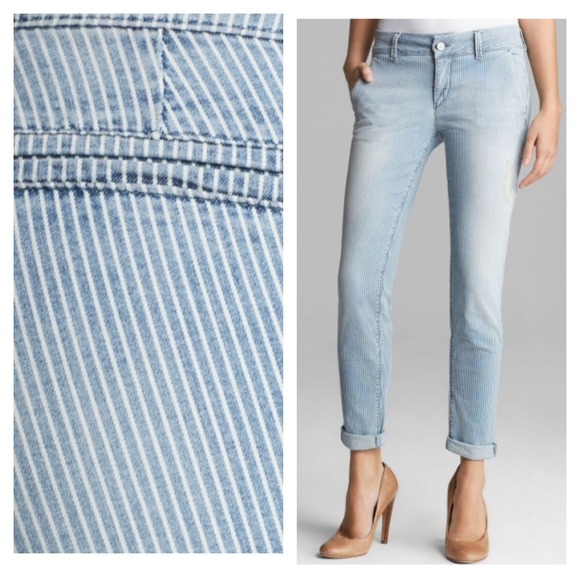 Sold Design Lab Denim - ❌Sold❌Design Lab Railroad Striped Jean