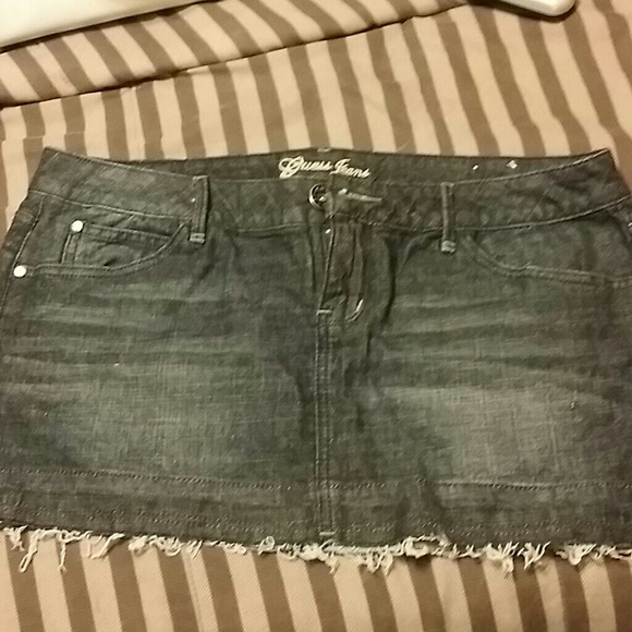 Blue Jean Guess mini skirt