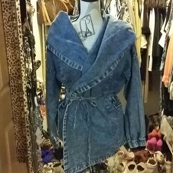 Stone Wash Oversized Jacket