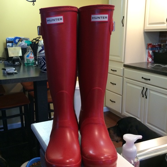 Hunter boots size 7