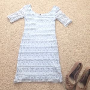 Beautiful Light Blue Lace Dress