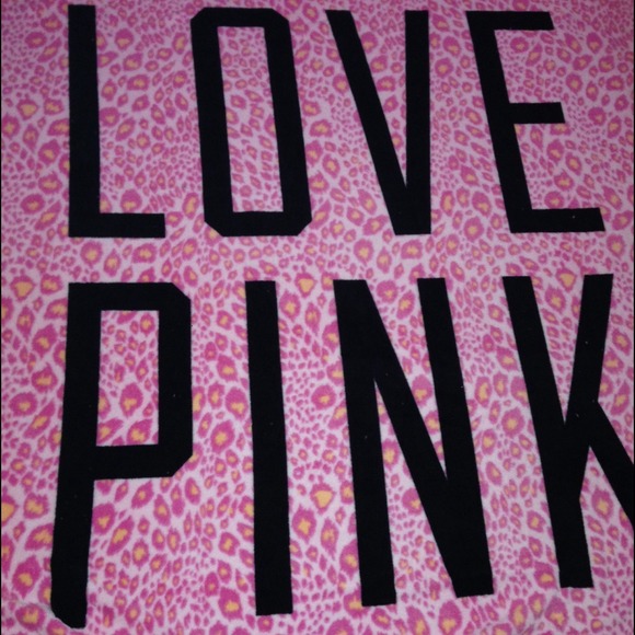SOLD Love pink blanket - Picture 2 of 2