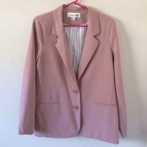 Light Pink Forever 21 Blazer