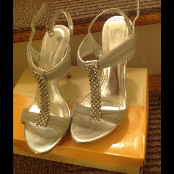 Silver heels