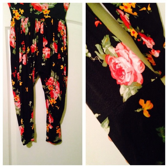 Parachute floral pants .(wore a few times)