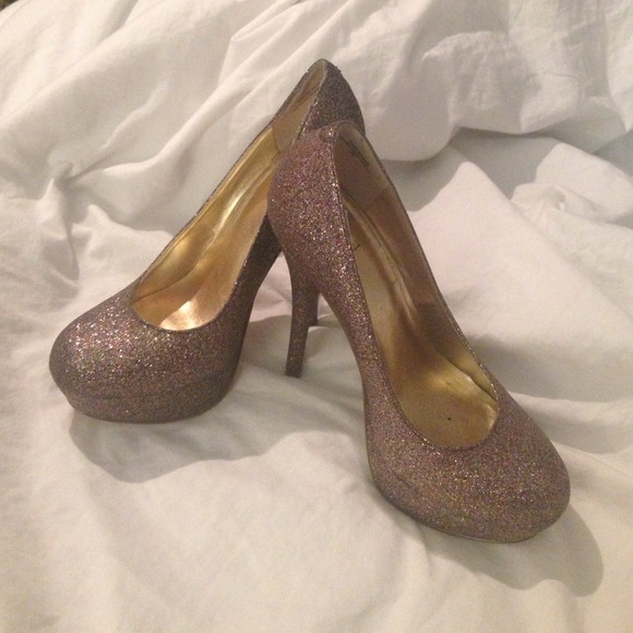 Fun multi sparkle heels!